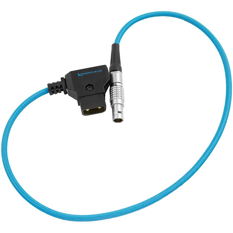 Kondor Blue D-Tap to PYXIS 2-Pin LEMO (0B Male) Power Cable for SmallHD, Teradek, Z CAM